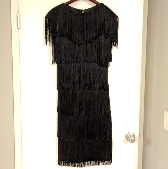 Vintage! Fringed Flapper Dress - Picture 4 of 4